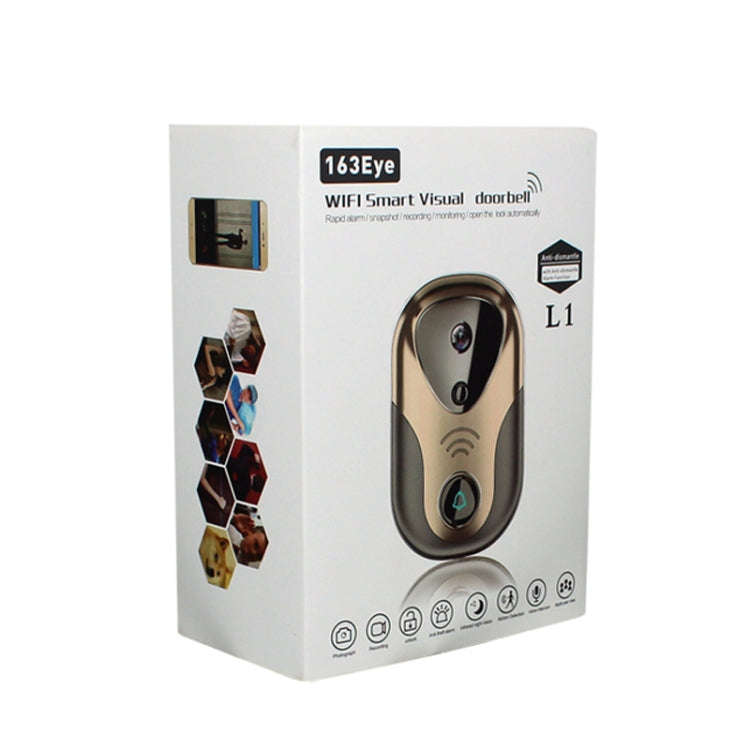 163Eye L1-NJ Smart Visual WIFI 1.3MP Network HD Intercom Doorbell , Support Micro SD Card  & Nigh...