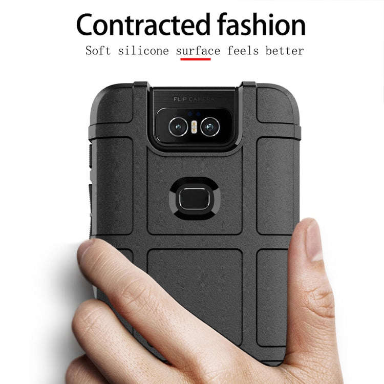 Shockproof Protector Cover Full Coverage Silicone Case for Asus Zenfone 6 (Blue)
