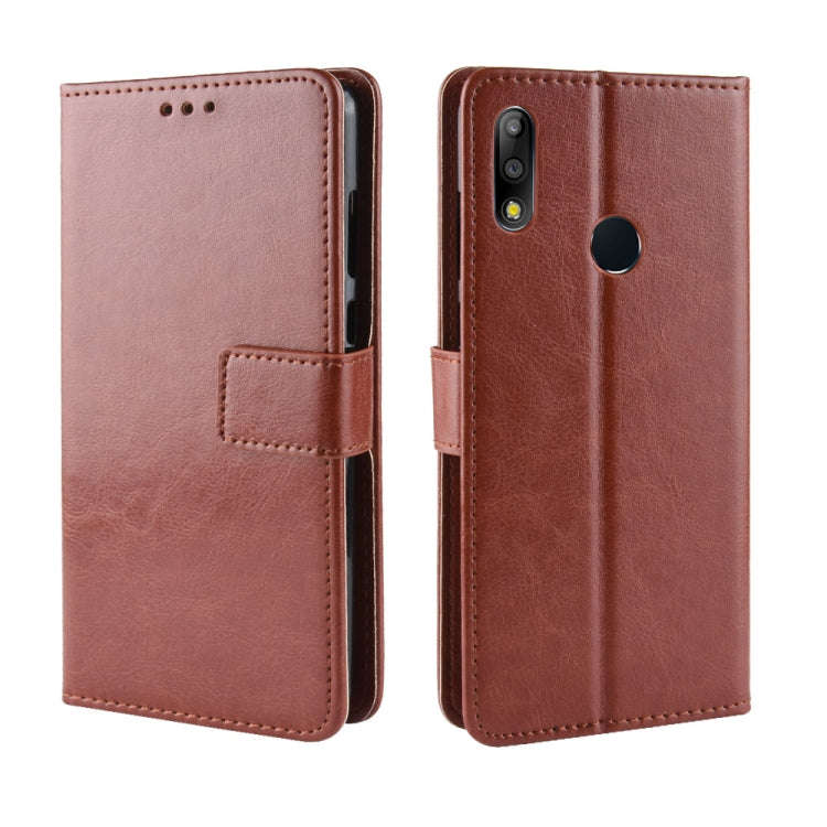 Crazy Horse Texture Horizontal Flip Leather Case for Asus Zenfone Max Plus (M2) ZB634KL / Zenfone...