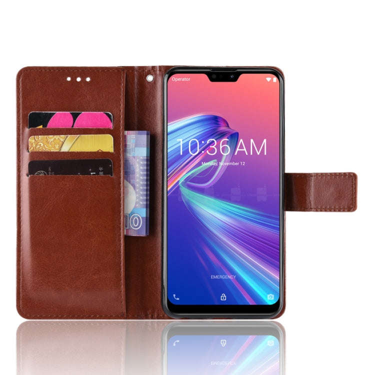 Crazy Horse Texture Horizontal Flip Leather Case for Asus Zenfone Max Plus (M2) ZB634KL / Zenfone...