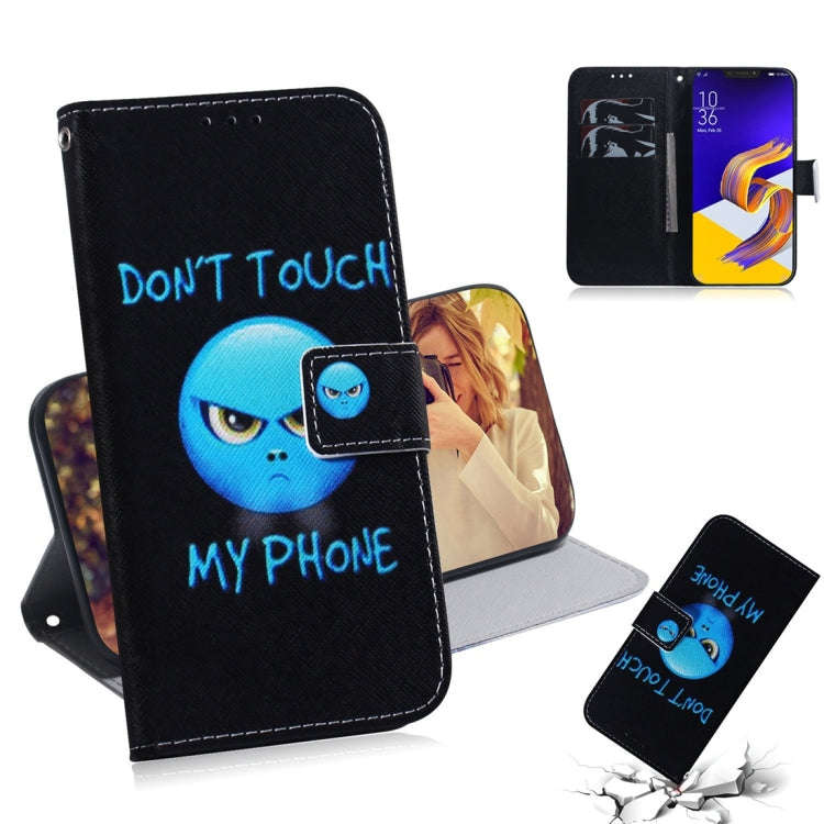 Anger Pattern Coloured Drawing Horizontal Flip Leather Case for Asus Zenfone 5z ZS620KL / Zenfone...