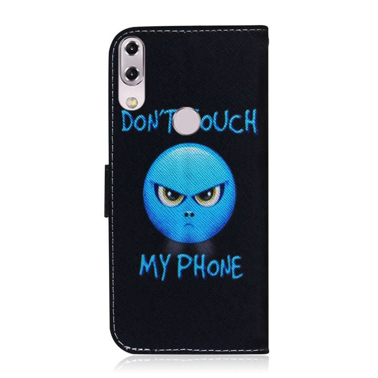 Anger Pattern Coloured Drawing Horizontal Flip Leather Case for Asus Zenfone 5z ZS620KL / Zenfone...