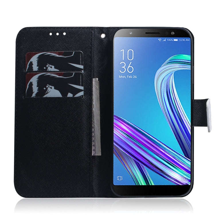Anger Pattern Coloured Drawing Horizontal Flip Leather Case for Asus Zenfone Max (M1) ZB555KL, wi...