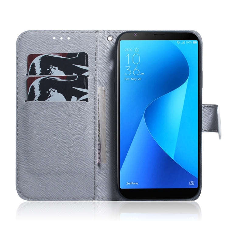 Pug Pattern Coloured Drawing Horizontal Flip Leather Case for Asus Zenfone Max Plus (M1) ZB570TL,...