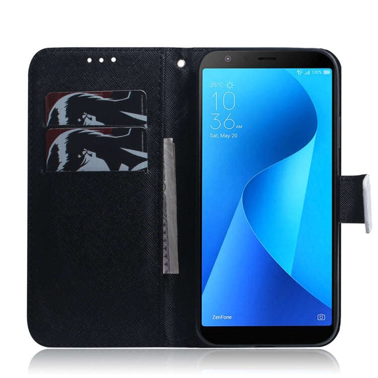 Panda Pattern Coloured Drawing Horizontal Flip Leather Case for Asus Zenfone Max Plus (M1) ZB570T...