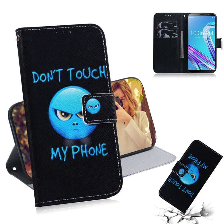 Anger Pattern Coloured Drawing Horizontal Flip Leather Case for Asus Zenfone Max Pro (M1) ZB601KL...