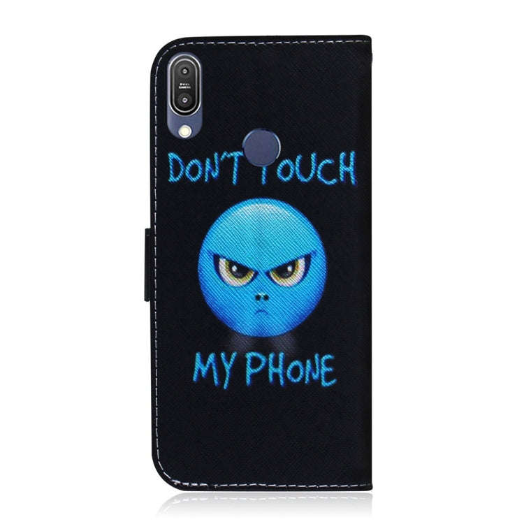 Anger Pattern Coloured Drawing Horizontal Flip Leather Case for Asus Zenfone Max Pro (M1) ZB601KL...