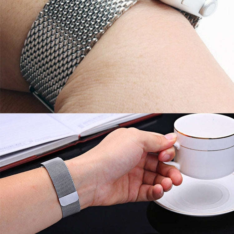 18mm Magnetic Milanese Loop Stainless Steel Magnet Closure Lock Bracelet Strap Band for Huawei Wa...