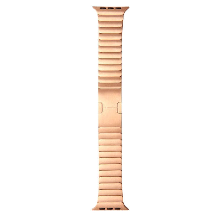 For Apple Watch 38mm Stainless Steel Watch Band(Rose Gold)