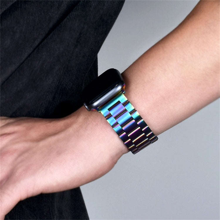 For Apple Watch Series 10 42mm / 9&8&7 41mm / SE 3&SE 2&6&SE&5&4 40mm / 3&2&1 38mm Fold Buckle 3 ...