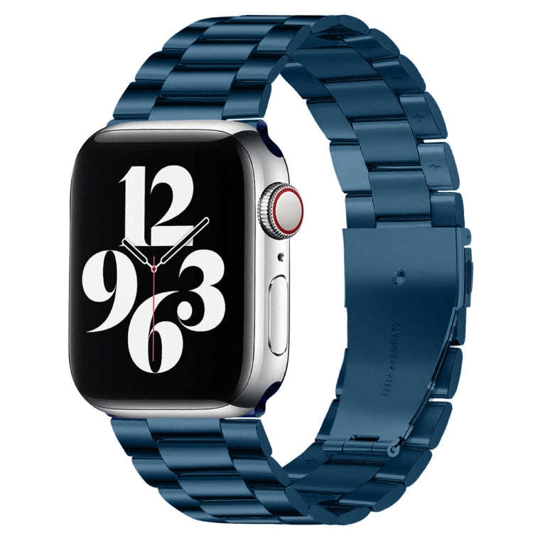 Fold Buckle 3 Beads Stainless Steel Watch Band For Apple Watch Ultra 49mm&Watch Ultra 2 49mm / Se...