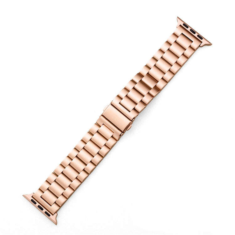 Fold Buckle 3 Beads Stainless Steel Watch Band For Apple Watch Ultra 49mm&Watch Ultra 2 49mm / Se...