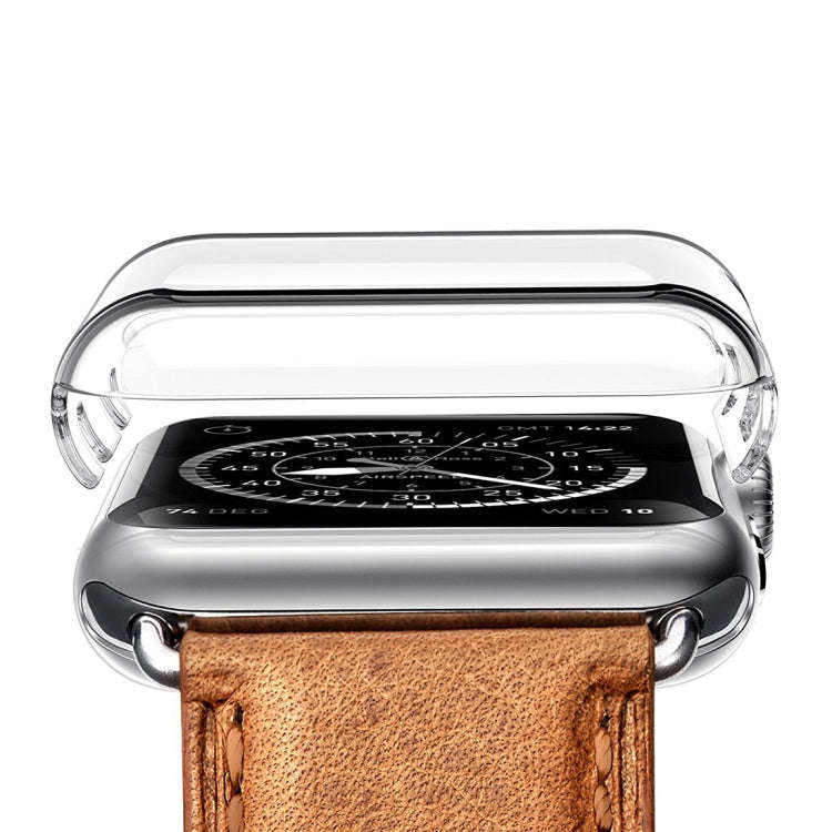 For Apple Watch Series 3 38mm Transparent PC Protective Case