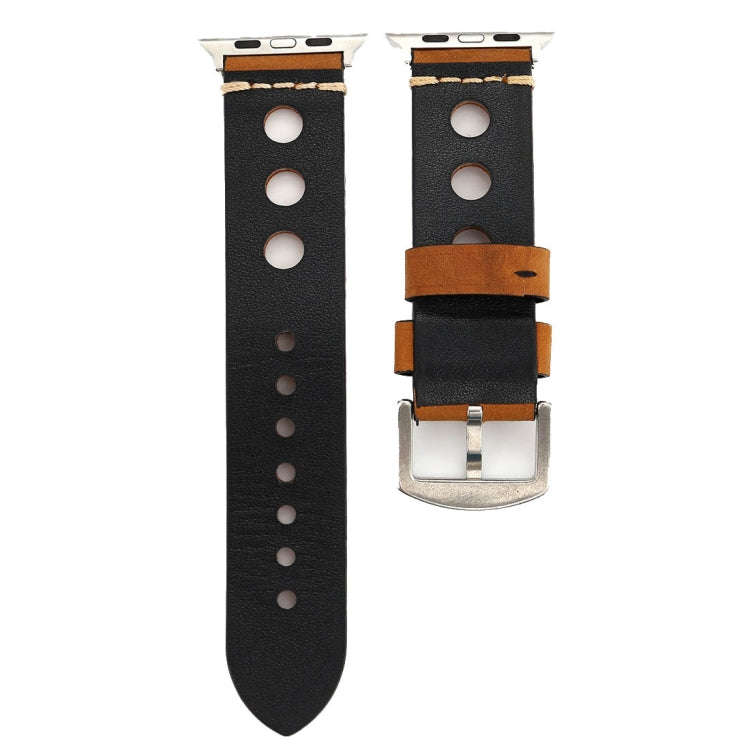 For Apple Watch Series 10 42mm / 9&8&7 41mm / SE 3&SE 2&6&SE&5&4 40mm / 3&2&1 38mm Retro Hole Gen...