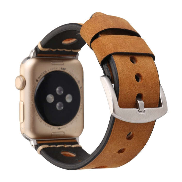 For Apple Watch Series 10 42mm / 9&8&7 41mm / SE 3&SE 2&6&SE&5&4 40mm / 3&2&1 38mm Retro Hole Gen...