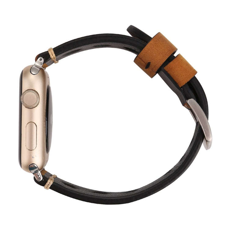 For Apple Watch Series 10 42mm / 9&8&7 41mm / SE 3&SE 2&6&SE&5&4 40mm / 3&2&1 38mm Retro Hole Gen...