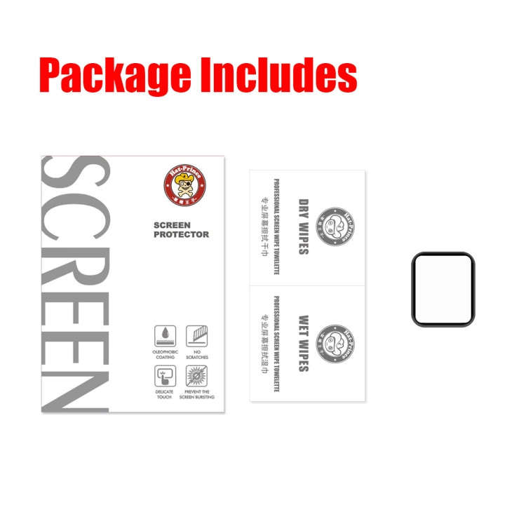 ENKAY Hat-Prince 3D Full Screen Electroplating PET Curved Heat Bending HD Screen Protector for Ap...