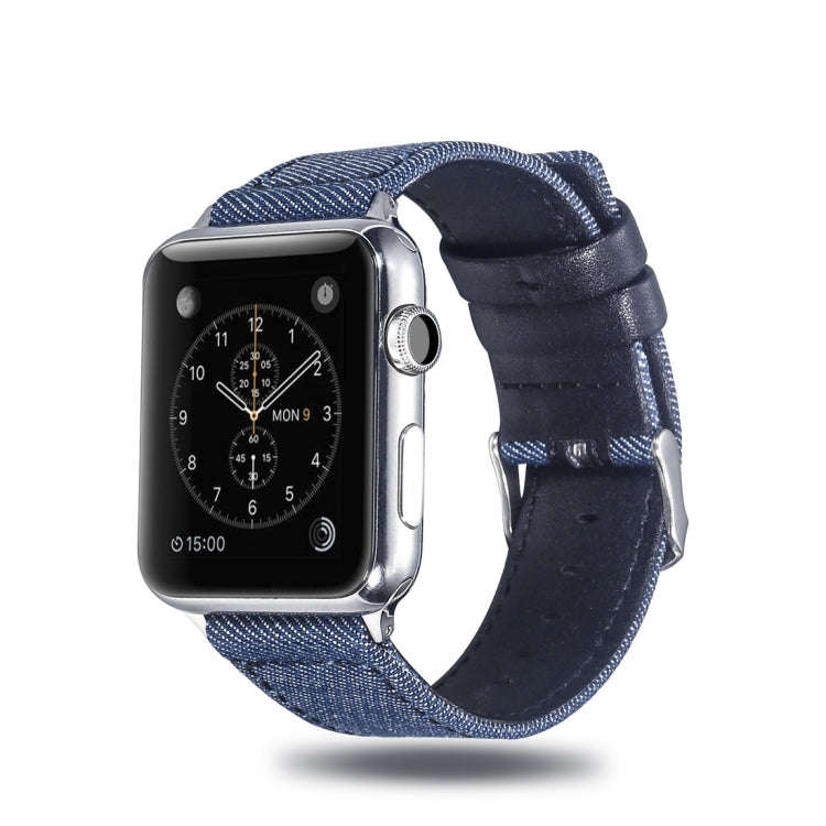 Cloth+ Top-grain Leather Wrist Watch Band for Apple Watch Ultra 49mm&Watch Ultra 2 49mm / Series ...