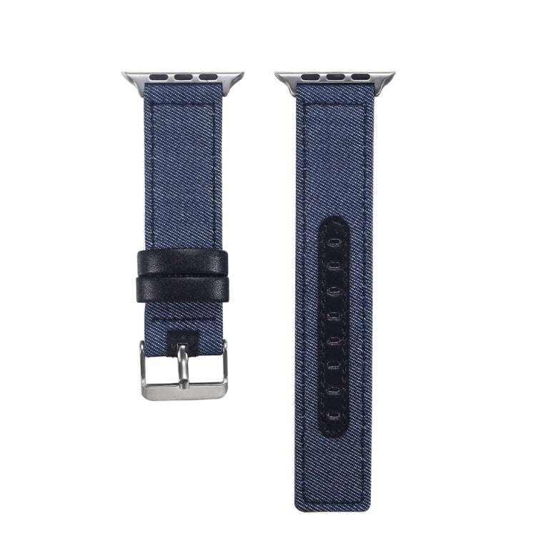 Cloth+ Top-grain Leather Wrist Watch Band for Apple Watch Ultra 49mm&Watch Ultra 2 49mm / Series ...