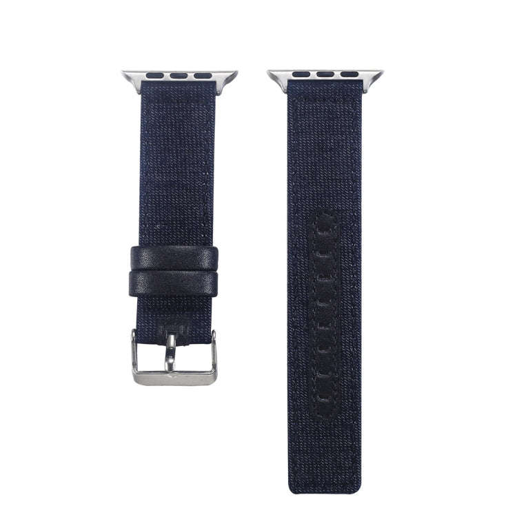 Cloth+ Top-grain Leather Wrist Watch Band for Apple Watch Ultra 49mm&Watch Ultra 2 49mm / Series ...