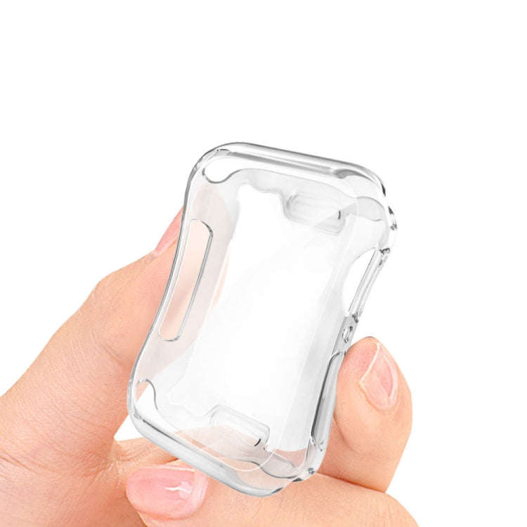 Full Coverage Plating TPU Case for Apple Watch Series 5 & 4 40mm(Silver)