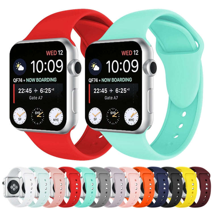 Double Rivets Silicone Watch Band for Apple Watch Series 3 & 2 & 1 42mm(Black)