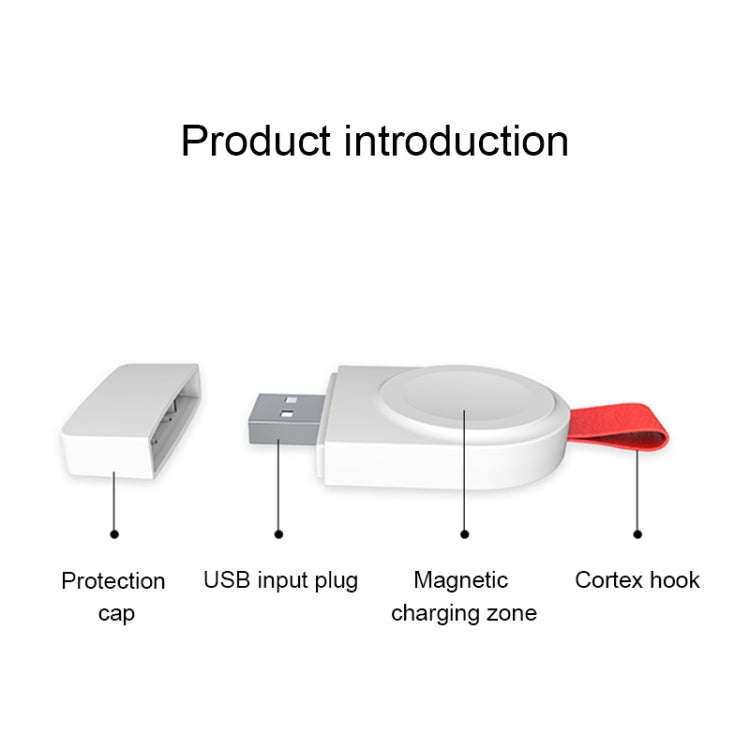 A3 Universal Portable Qi Standard Magnetic Wireless Charger for Apple Watch Series 4 & 3 & 2 & 1