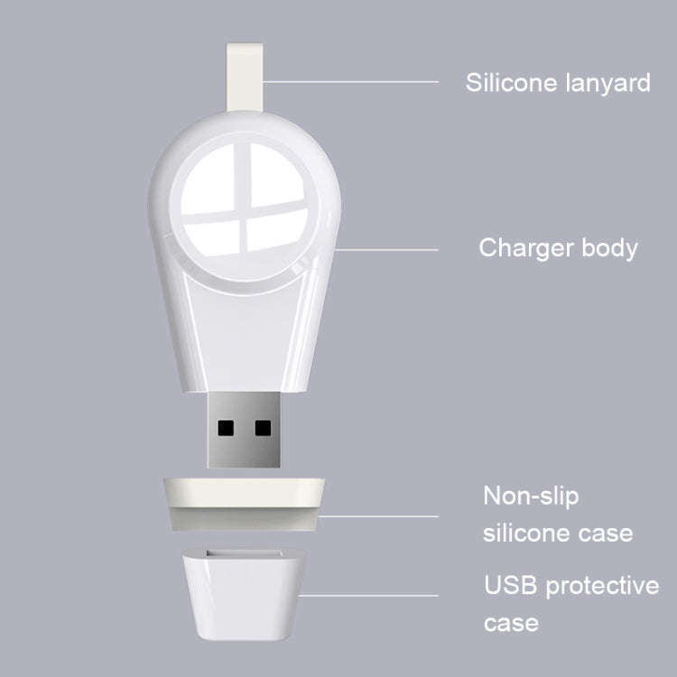 B2 Universal Portable Qi Standard Magnetic USB Wireless Charger for Apple Watch Series 4 & 3 & 2 & 1