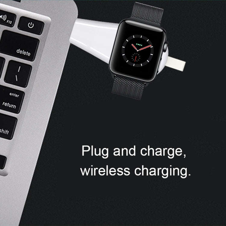 B2 Universal Portable Qi Standard Magnetic USB Wireless Charger for Apple Watch Series 4 & 3 & 2 & 1