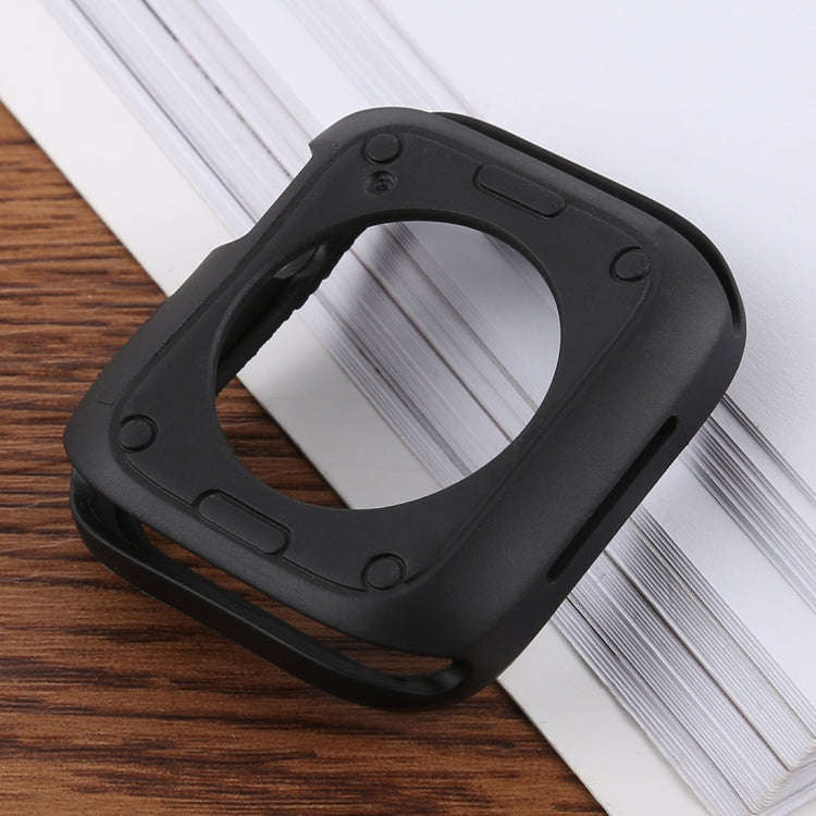 Silicone Full Coverage Case for Apple Watch Series 5 & 4 44mm(Black)