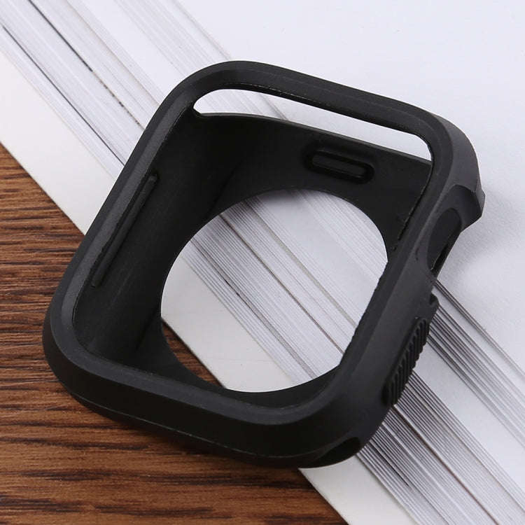 Silicone Full Coverage Case for Apple Watch Series 5 & 4 44mm(Black)