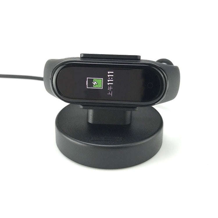 For Xiaomi Mi Band 4 Charger Charging Dock Base Stand Holder with 1m Charging Cable(Black)