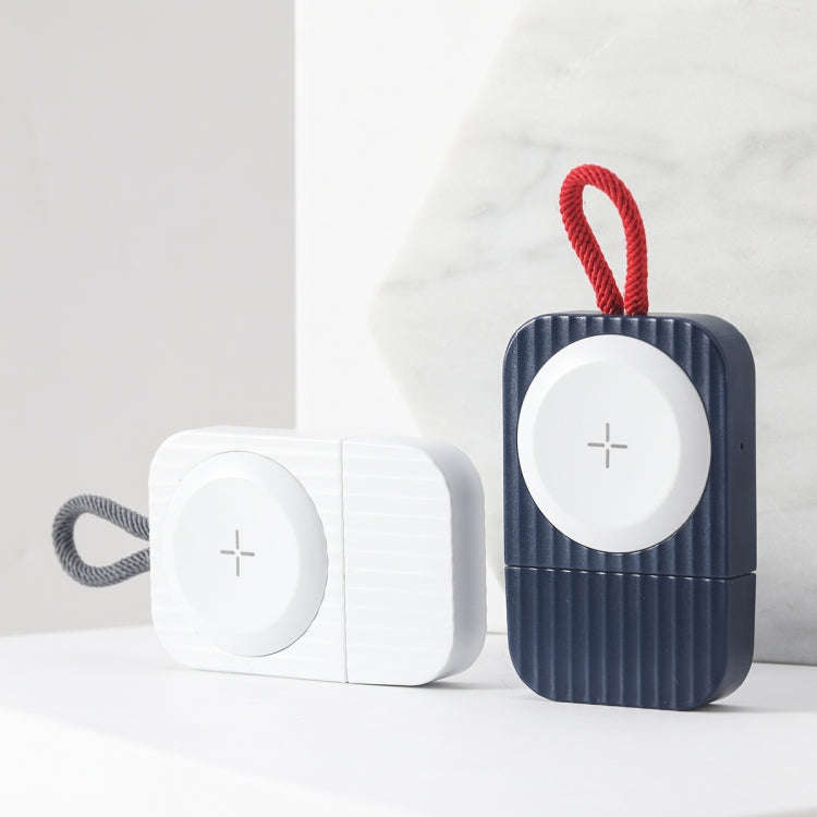 ROCK W26 Portable Magnetic Wireless Charger for Apple Watch(Blue)