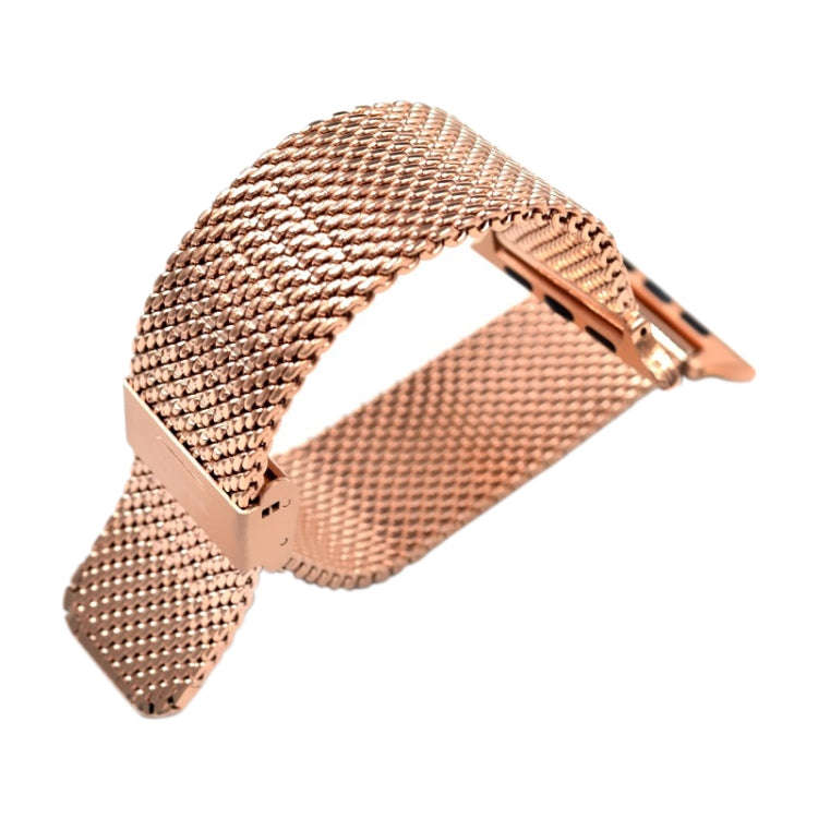 304 Stainless Steel Milanese Watch Band with Connector For Apple Watch Series 7 45mm / 6 & SE & 5...