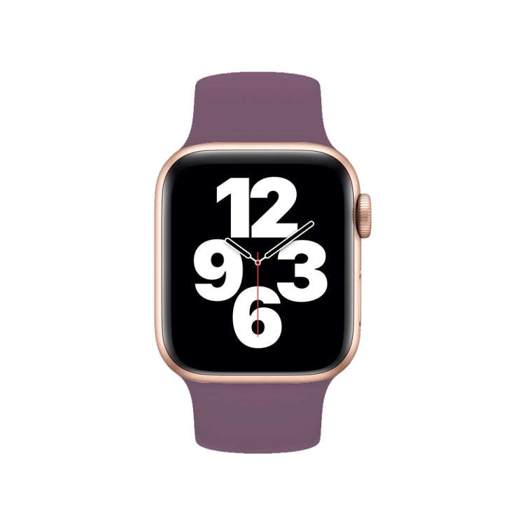 For Apple Watch Series 10 42mm / 9&8&7 41mm / SE 3&SE 2&6&SE&5&4 40mm / 3&2&1 38mm Solid Color El...