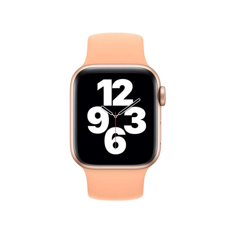 For Apple Watch Series 10 42mm / 9&8&7 41mm / SE 3&SE 2&6&SE&5&4 40mm / 3&2&1 38mm Solid Color El...