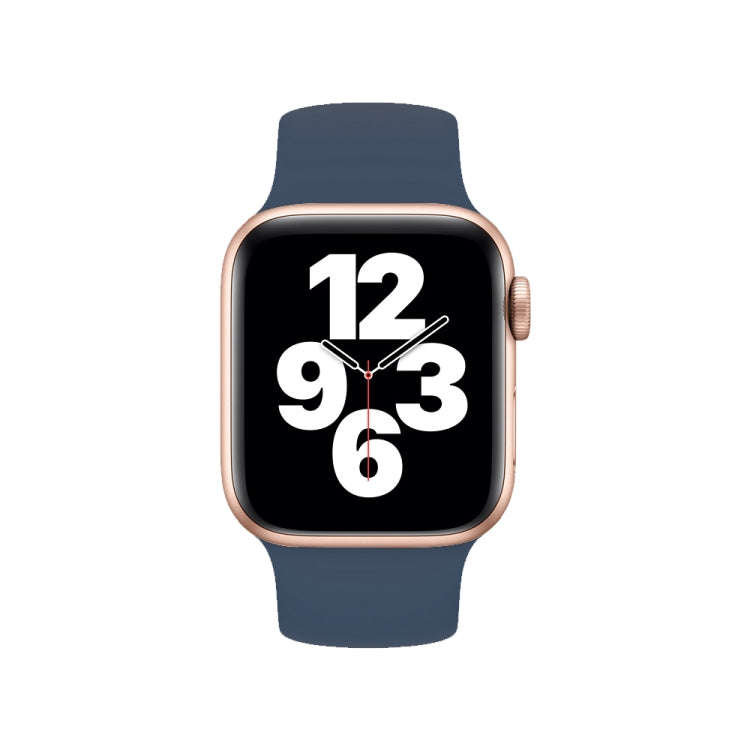 For Apple Watch Series 10 42mm / 9&8&7 41mm / SE 3&SE 2&6&SE&5&4 40mm / 3&2&1 38mm Solid Color El...