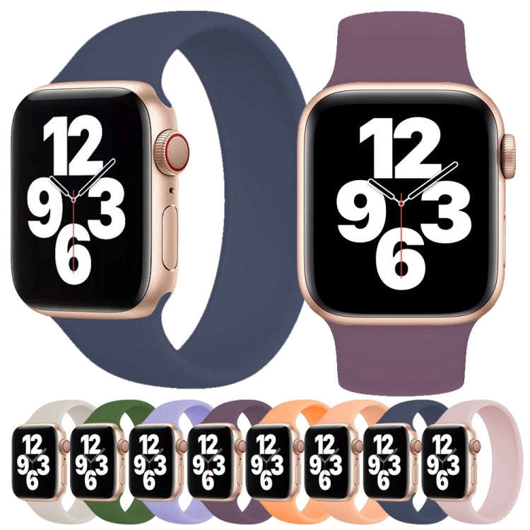 For Apple Watch Series 10 42mm / 9&8&7 41mm / SE 3&SE 2&6&SE&5&4 40mm / 3&2&1 38mm Solid Color El...