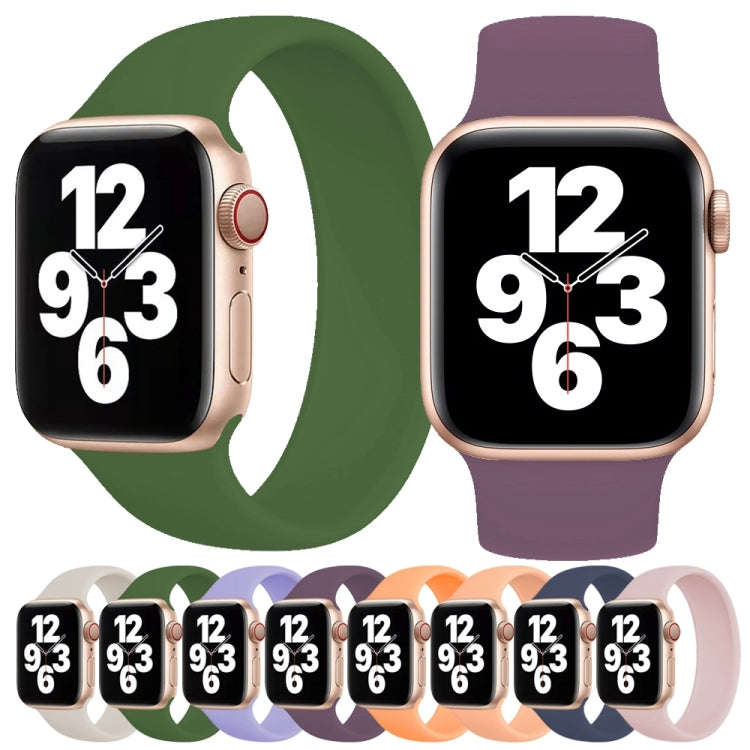 For Apple Watch Series 10 42mm / 9&8&7 41mm / SE 3&SE 2&6&SE&5&4 40mm / 3&2&1 38mm Solid Color El...