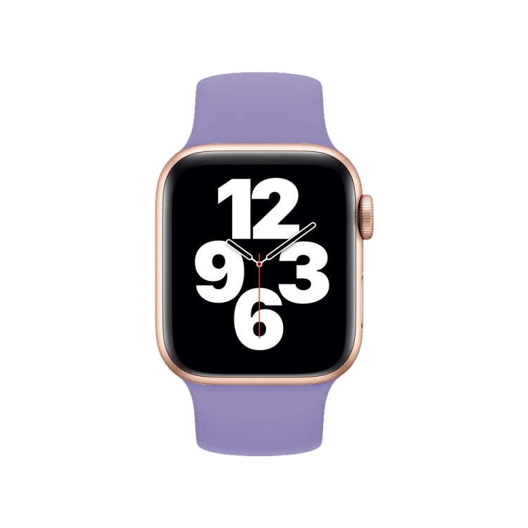 For Apple Watch Series 10 42mm / 9&8&7 41mm / SE 3&SE 2&6&SE&5&4 40mm / 3&2&1 38mm Solid Color El...
