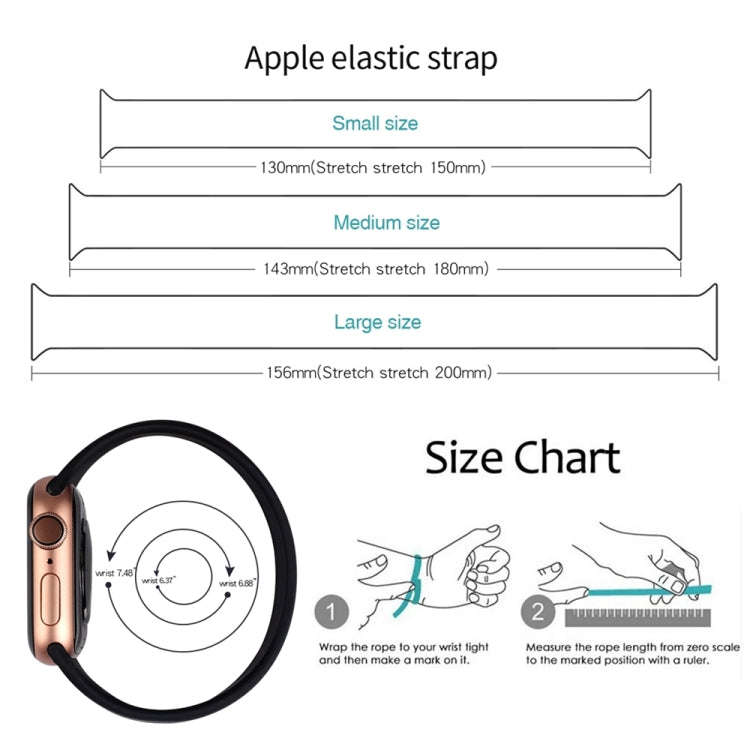 For Apple Watch Series 10 42mm / 9&8&7 41mm / SE 3&SE 2&6&SE&5&4 40mm / 3&2&1 38mm Solid Color El...