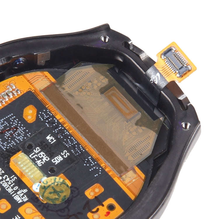 LCD Screen and Digitizer Full Assembly With Frame for Samsung Galaxy Gear S2 SM-R720(Black)