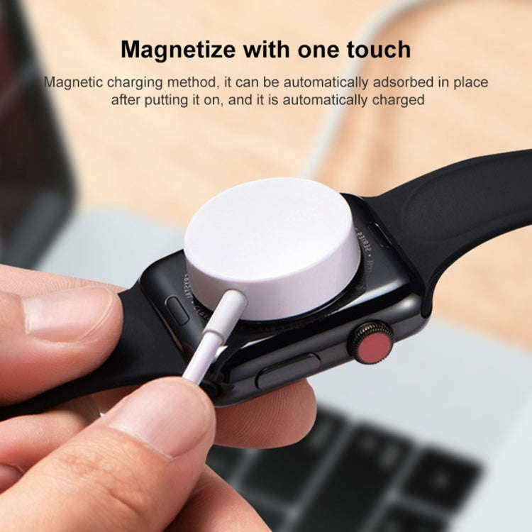 Wireless Magnetic Quick Charging to Type-C / USB-C Cable for Apple Watch (White)