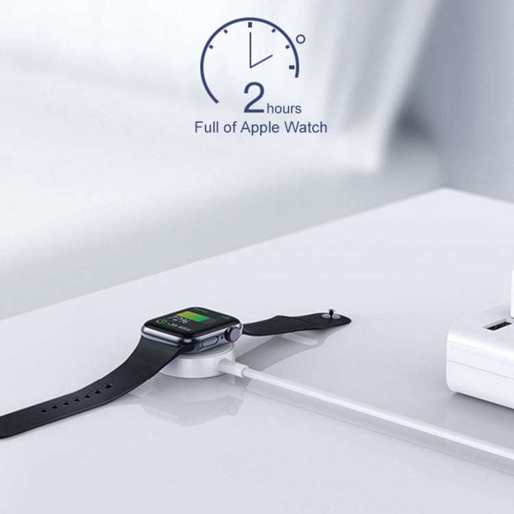Wireless Magnetic Quick Charging to Type-C / USB-C Cable for Apple Watch (White)