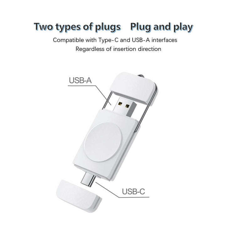 U8S USB / Type-C Magnetic Wireless Charger Fast Charger for Samsung Watch 3 / 4, 4 Classic, Activ...