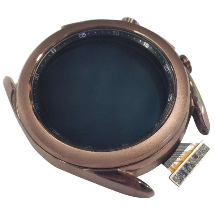 LCD Screen and Digitizer Full Assembly With Frame for Samsung Galaxy Watch3 SM-R850/R855(Gold)
