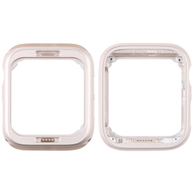 For Apple Watch Series SE 2022 40mm Stainless Steel Middle Frame Bezel Plate (Gold)