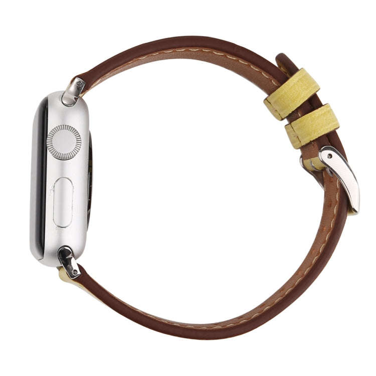 For Apple Watch Series 10 42mm / 9&8&7 41mm / SE 3&SE 2&6&SE&5&4 40mm / 3&2&1 38mm Fresh Style Ge...