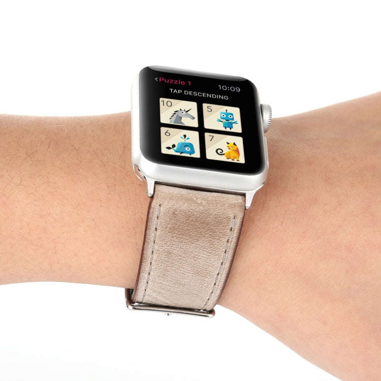 For Apple Watch Series 10 42mm / 9&8&7 41mm / SE 3&SE 2&6&SE&5&4 40mm / 3&2&1 38mm Fresh Style Ge...