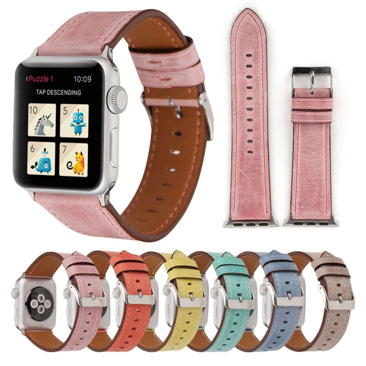 For Apple Watch Series 10 42mm / 9&8&7 41mm / SE 3&SE 2&6&SE&5&4 40mm / 3&2&1 38mm Fresh Style Ge...